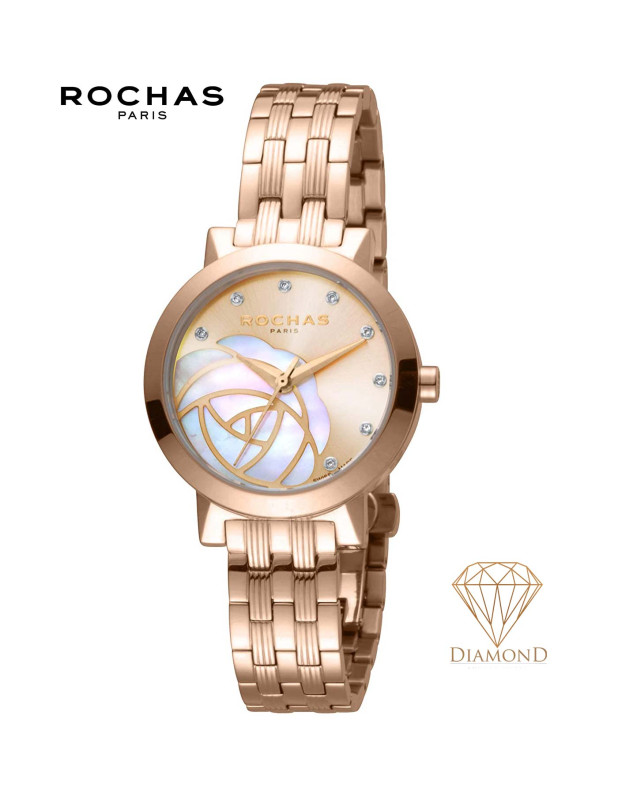 ROCHAS Ladies Diamond Watch